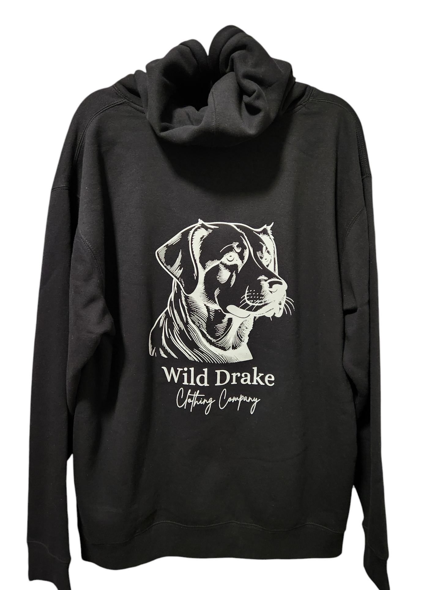 Black Hoodie With Lab Design