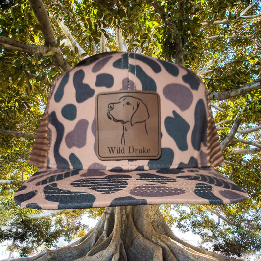 Old School Camo Lab Patch Hat