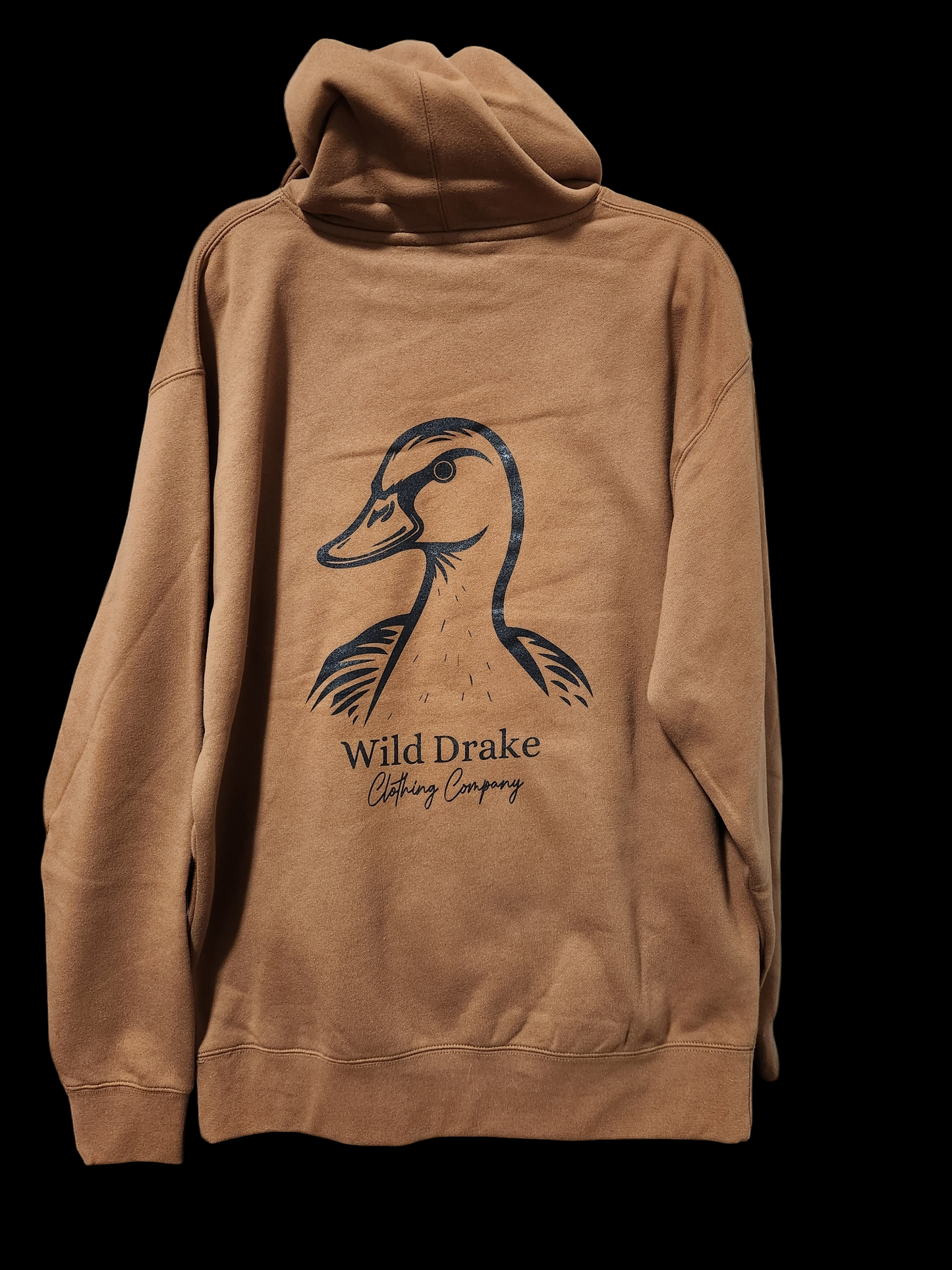 Brown Hoodie With Duck Design