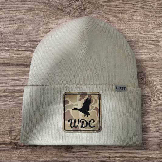 Duck Camo Patch Beanie