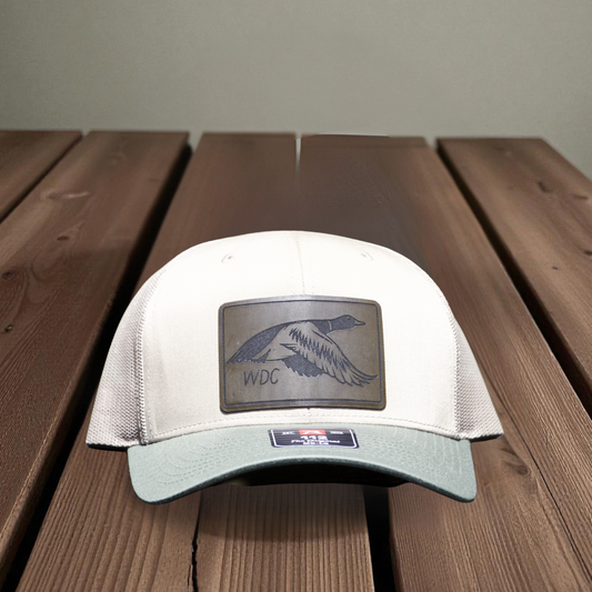 Hunters Green Two Tone Patch Hat