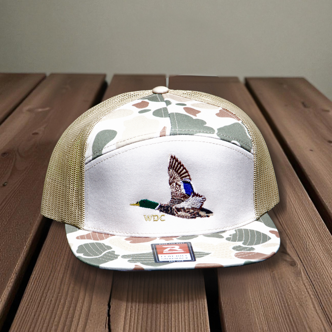 WDC Tan Duck Camo Embroidered Hat