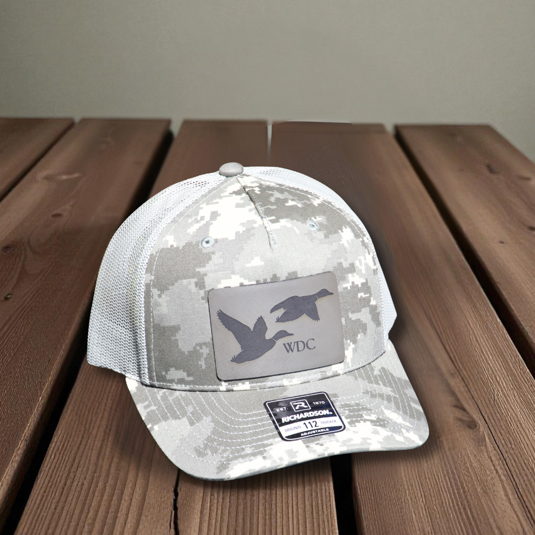 Grey Digital Camo Patch Hat
