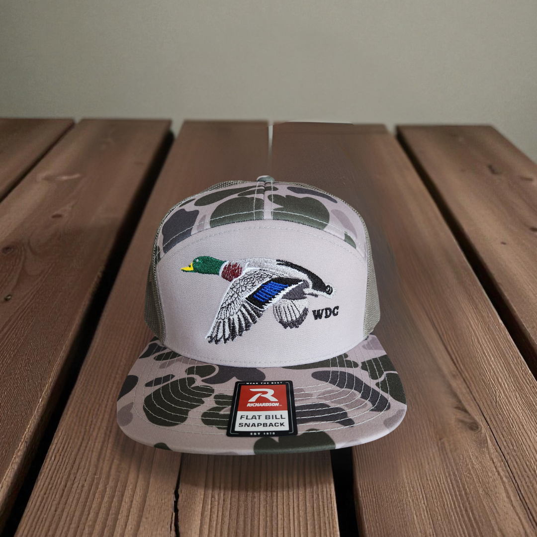 WDC Green Duck Camo Embroidered Hat